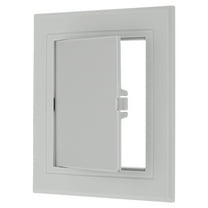 5x5 inch(125x125mm) Removable Hinged Access Panel, ABS Plumbing Access Doors Easy Wall Hole Cover, Grey