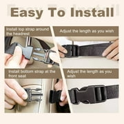 cyrico Back Seat Organizer 2 Pack, 600D Fabric Heavy Duty Waterproof Kick Mats Organizer for Car, SUV