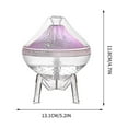 thumbnail image 3 of Volcano Humidifier, Desktop Small Portable with Colorful Night Light, Quiet 35dB USB-C Charging, 350ml for Home Office, 3 of 7