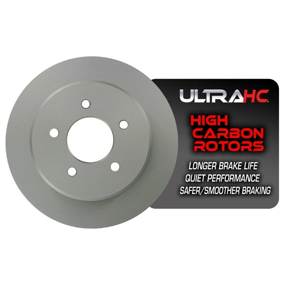 UltraHC Coated High Carbon Brake Rotor, Rear UR000098, Dodge Grand Caravan 2007-1997