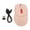Light Pink, variant on BIMZUC AI Voice Mouse for GPT 6 in 1 Voice Typing Translation Quiet Ergonomic Rechargeable Bluetooth Wireless Computer Mouse for Desktop PC Black 5.12 inches / 13 cm