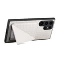 thumbnail image 6 of Allytech Slim Case Compatible with Samsung Galaxy S24 Ultra, Crocodile Print PU Leather Magnetic Hidden Card Holder Kickstand Shockproof Full Body Protective Wallet Case for Women Men, White, 6 of 7