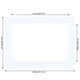 thumbnail image 2 of Adhesivo para marco de pared de fotos, marco de fotos de PVC de 2 capas, adhesivo extraíble para arte fotográfico para sala de estar, refrigerador, blanco, 10 " kenally LF0072-17B, 2 of 6