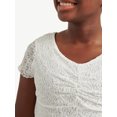 thumbnail image 3 of Justice Girls Lace Tee, Size XS-XLP, 3 of 4