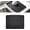 Black, variant on Sloped Silicone Dish Drying Mat with Drain Lip (Black, M) | Angled Fast Drainage Dish Drying Mat With Heat Resistant Silicone Surface Water Guide Design Keeps Kitchen Counter Dry