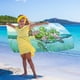thumbnail image 5 of Fiudx Toalla de Playa de Microfibra, Superligera, Resistente a La Arena, de Secado Rápido, Ideal para Piscina, Playa, Viajes y Camping. Tamaño de 76 X 152 Cm. Uso Versátil., 5 of 7
