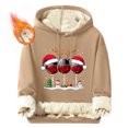 thumbnail image 1 of Sudadera con capucha para hombre, informal, a la moda, con estampado, de manga larga, con bolsillo, de poliéster, 1 of 4
