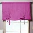 thumbnail image 2 of Quality Home Basic Blackout Tie Up Shade - Violet (1 Panel), 2 of 3