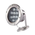 thumbnail image 1 of Luz subacuática LED shamjiam de 12W para piscina lámpara de Bombilla para Estanque de Jardín IP68 7 opciones Color RBG verde, 1 of 6