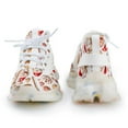 thumbnail image 4 of 2024 Snowman Christmas Tree Elk Women Or Men Lace Up Flat Sneakers Female Mesh Walking Footwear, 4 of 8