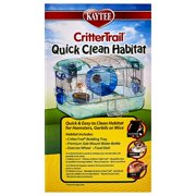 Super Pet- Container-Crittertrail Quick Clean Habitat- Multi Colored 16x10.5x10.5 In