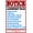 Warning Sign 1, variant on Notice No Cameras No Cell Phone No Video Sign 8"x12" - Security Metal Wall Decor for Business Office Yard Street Road Home Caution