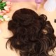 thumbnail image 4 of FELTECHELECTR Peluca ondulada con reflejos para mujer: Peluca sintética larga y rizada resistente al calor, con ondas naturales en la parte media para uso diario, fiestas y Halloween., 4 of 7