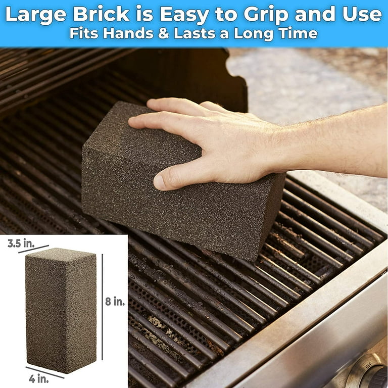 Wovilon Grill Cleaning Brick Block, Cleaner BBQ Scraper Griddle Cleaning  Stone Grill Stone Grill Brick Cleaning Stone Grill Cleaning Brick Block BBQ  Grill Cleaner Brick Pumice Stone Cleaning 