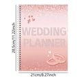 thumbnail image 2 of PEONAVET Notes Carnet Planification de Mariage Carnet de Planification de Mariage Carnet à Spirale, 2 of 5