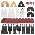 thumbnail image 1 of Muyoka 66 hojas de herramientas oscilantes, kit de accesorios de hojas de sierra multiherramienta oscilante para Fein Multimaster, Bosch, Makita, Milwaukee, Rockwell, Ryobi, Craft Muyoka Hogar, 1 of 7