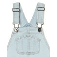 thumbnail image 3 of Wonder Nation Baby Boy & Toddler Boy Stretch Knit Denim Shortalls, 12M-5T, 3 of 3