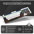 thumbnail image 3 of LexonElec Backlit Keys Wired Gaming Keyboard with Keycap Puller, White, 3 of 9