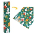 thumbnail image 2 of Gift Wrapping Paper,Packaging Case1Pcs ( 75Cmx51Cm, 4.11 Square Feet)Single-Sided Christmas Wrapping Paper, Classic Santa Claus And Other Patterns, 2 of 3