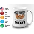 thumbnail image 3 of Pottery Maker Mug White 15oz - I Want To Make - Maker Clay Artist Ceramics Hobby, 3 of 7