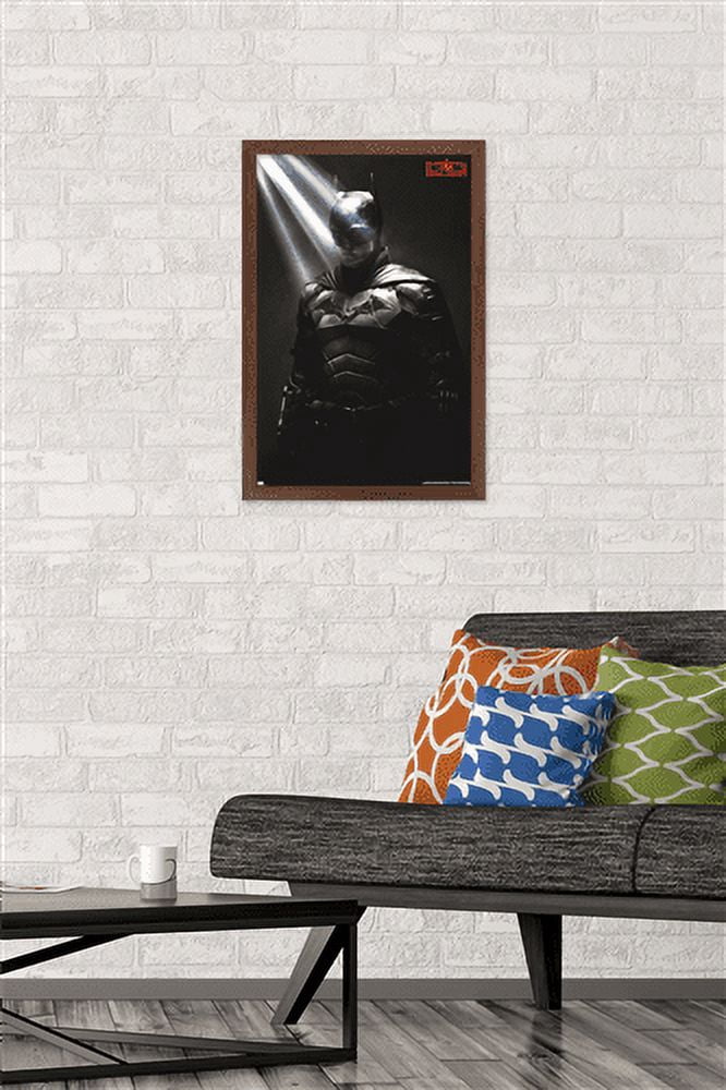 DC Comics Movie The Batman - The Batman Wall Poster, 14.725" x 22.375", Framed