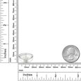 thumbnail image 3 of Gem Stone King 1.00 Ct Oval Cabochon 9x7mm White Simulated Opal 10K White and Yellow Gold Ring Ring (Size 9), 3 of 4