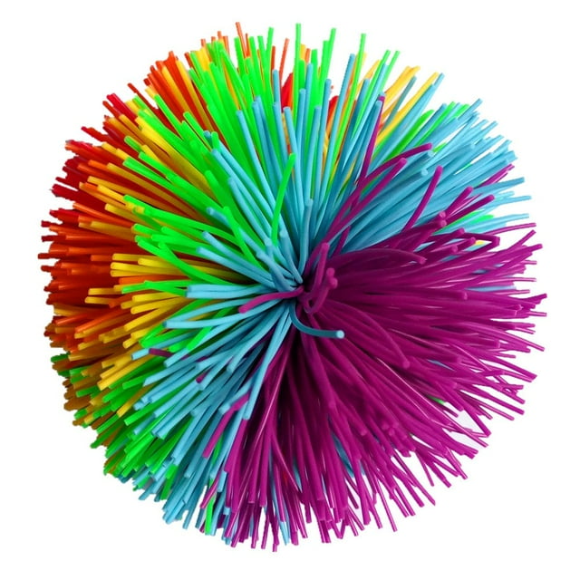 Pelota antiestrés Education Through Play, silicona colorida de 8 cm