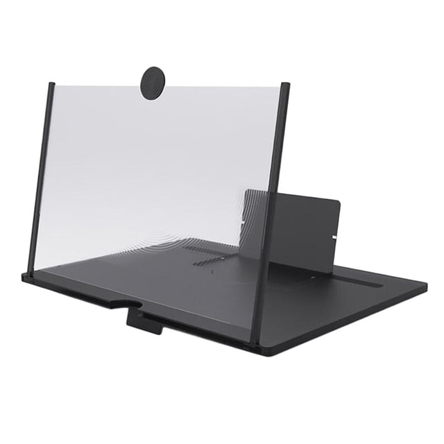 Amplificador Estereoscópico Sunnimix Soporte Móvil Teléfono 10 Pulgadas Negro