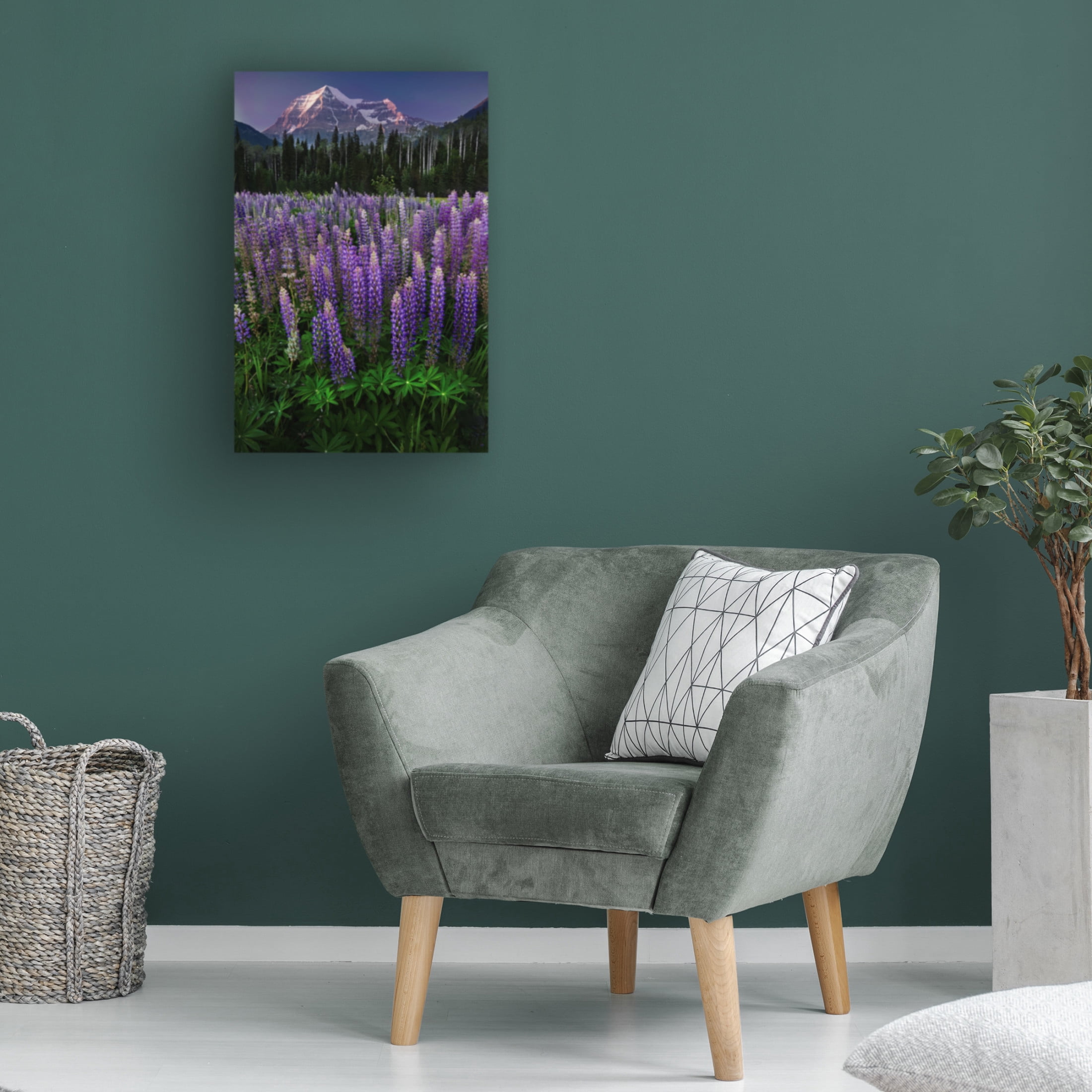 Trademark Fine Art Marina Poushkina Mt Robson Canvas Wall Art