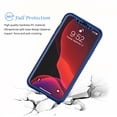 thumbnail image 3 of iPhone 11 Pro Max Case, iPhone 11 Pro Max Screen Protector, Njjex Ultra-Thin Hard Plastic Full Protective Cover with Tempered Glass Screen Protector Case Cover -Blue, 3 of 8