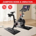 thumbnail image 3 of TONINT 2 pack Exercise Bike Mat for Carpet & Hardwood Floors, Indoor Gym Fitness Stationary Bike Treadmill Mat 25" x 12 in, 3 of 7