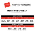 thumbnail image 2 of Hanes Men`s Yarn Dyed Plaid Boxers, S, Assorted Blue Plaid, 2 of 6