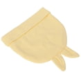 thumbnail image 4 of Gorro para bebé recién nacido con orejas de conejo amarillas, de algodón suave y muy elástico, ideal para el hogar, viajes al aire libre., 4 of 14