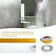 thumbnail image 3 of Toystoory Cinta autoadhesiva para azulejos, resistente al agua, para oficina, baño, cocina, suelo, grietas, línea de costura, rollo de sellador, tira de Decoración del hogar Oro, espesar 1 cm Toystoory HA064303-05, 3 of 6
