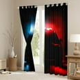 thumbnail image 3 of Feelyou 3D Sport Car Blackout Curtains Set of 2 (52x84 Each) for Boy, Modern Speed Sports Player Window Curtains, Red Blue Automobile Curtains and Drapes, Curtains and Drapes Room Decor, 3 of 6