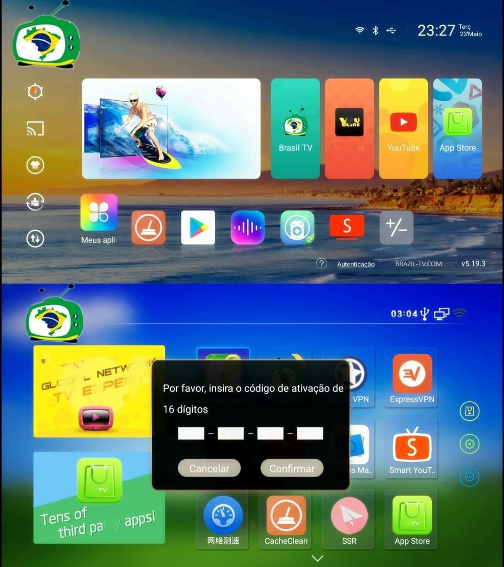 Brazil TV 1 Year Renew Code - Codigo de Renovacao para H2/H3/H5/H6/H7/H8/ H_A.1/2/3 E Todos os que usam o app Brazil_TV