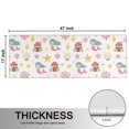 thumbnail image 5 of Kitchen Rugs Sets Of 2,White Mermaid Pattern Anti Fatigue Kitchen Mat Rugs Non Slip Washable,Decorative Kitchen Floor Mats for Kitchen,Sink,Laundry,17"X47", 5 of 5