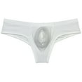 thumbnail image 2 of Botmois 5 pack/LOT Men's Solid Boxer Briefs Enhanceing Bulge Pouch Boxershorts Brazilian Slip Mini Bikini Briefs Underwear Skin Jockstrap 5Moriandi M, 2 of 5