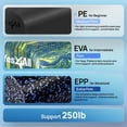 thumbnail image 2 of Yes4All Half Foam Rollers, Soft Density Round PE Foam Roll for Back Massage, Yoga Exercise - 36 inches, 2 of 6
