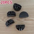 thumbnail image 4 of 20 piezas de Conectores de rejilla Macarena semicírculo negro, 4 of 5