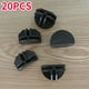 thumbnail image 4 of 20 piezas de Conectores de rejilla Macarena semicírculo negro, 4 of 5