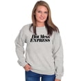 thumbnail image 3 of Hot Mess Express Rebel Girly Messy Women Crewneck Sweatshirt Brisco Brands M, 3 of 6