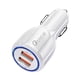 thumbnail image 1 of Cargador de Doble Puerto para Auto VentDepot DualCharge 2 Puertos USB 12-24V Entrada 12V 2A Salida 12V 1.7A Max 5 V 3.1A Blanco, 1 of 1