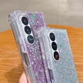 thumbnail image 3 of for Samsung Galaxy Z Fold 7 Glitter Case, Shining Sparkle Cute Bling Shockproof Protective Soft TPU Bumper Hard PC Back Phone Cover for Women Girls for Samsung Galaxy Z Fold 7 5G (Silver), 3 of 6