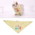 thumbnail image 3 of Bufanda para mascotas Toalla de saliva para perros Bufanda triangular lavable para perros Tejid CACAGOO Toalla de saliva, 3 of 6
