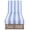 Heather Tan/Baby Blue Stripe, variant on SAFAVIEH Gillian Outdoor Patio Sunlounger, Tan/White