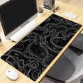 thumbnail image 5 of Alfombrilla de ratón para ordenador Gamer Strata Liquid Mousepad 900x400 XXL, alfombrilla grande para ratón en blanco y negro, alfombra para escritorio de PC, alfombrilla para teclado, 5 of 5