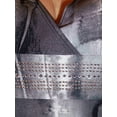 thumbnail image 3 of Funfash Plus Size Clothing for Women Slimming Rhinestones Empire Waist Top, 3 of 4