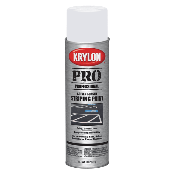 Krylon Striping Paint Highway White 18 oz.