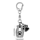 thumbnail image 3 of Llavero de acero inoxidable para cenizas conmemorativas, elegante tarro metálico con cierre de rosca seguro, recuerdo pensado para mascotas y seres queridos, plata, 3 of 6